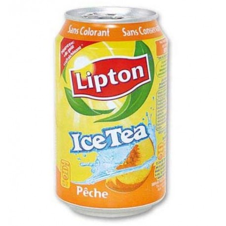 Lipton ice tea Pêche 33cl (pack de 24 canettes)