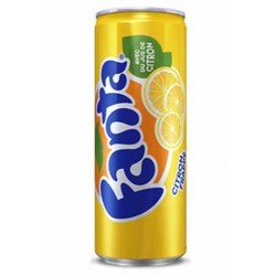 Fanta Citron 33cl (Pack de 24 canettes)