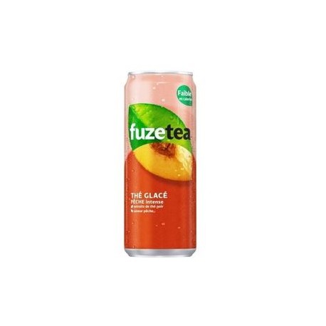 Fuzetea pêche 33cl (pack de 24 canettes)