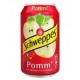 Schweppes Pomme 33cl (pack de 24 canettes)